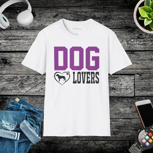 Dog Lovers t Shirt - Comfy Trendy Everyday Wear - Dipaliz - White / s - T-shirts
