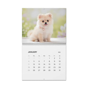 Cute Pet Dogs Wall Calendar - Colorful Monthly Planner - Dipaliz - 14’’ x 11.5’’ / Glossy - Calendars