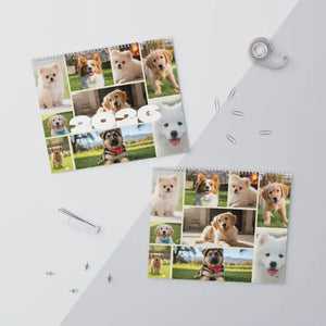 Cute Pet Dogs Wall Calendar - Colorful Monthly Planner - Dipaliz - 14’’ x 11.5’’ / Glossy - Calendars
