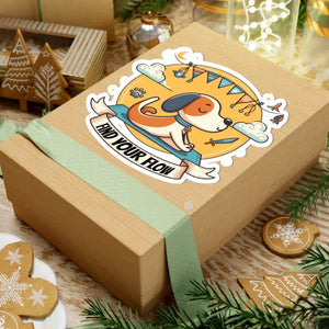 Flow Cute Dog Stickers Add Joy - Vibrant Furry Friends - Dipaliz - Decorative