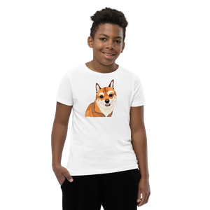 Youth Short Sleeve Dog Tee - Comfy Cotton Style - Dipaliz - T-shirts