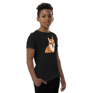 Youth Short Sleeve Dog Tee - Comfy Cotton Style - Dipaliz - T-shirts