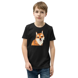 Youth Short Sleeve Dog Tee - Comfy Cotton Style - Dipaliz - T-shirts
