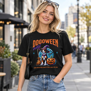 DipaliZ Dogoween Halloween Jersey Tee Airlume Cotton