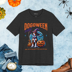 Soft Unisex Jersey Short Sleeve Dogoween Halloween Fun - Dipaliz - T-shirts