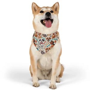 Fun Dog Bandana Collars - Vibrant Pet Style - Dipaliz - & Harnesses