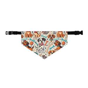 Fun Dog Bandana Collars - Vibrant Pet Style - Dipaliz - l - & Harnesses