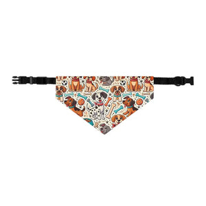 Fun Dog Bandana Collars - Vibrant Pet Style - Dipaliz - m - & Harnesses
