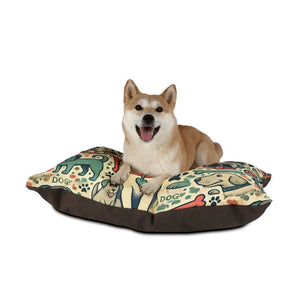 Ultimate Comfort Pet Bed Bones Design - Cotton - Dipaliz - 40’’ × 30’’ - Beds