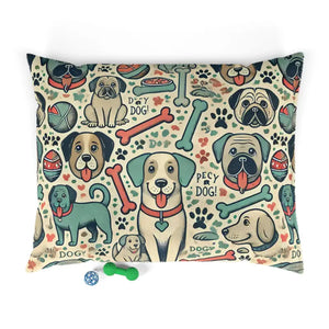 Ultimate Comfort Pet Bed Bones Design - Cotton - Dipaliz - 50’’ × 40’’ - Beds