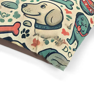 Ultimate Comfort Pet Bed Bones Design - Cotton - Dipaliz - Beds