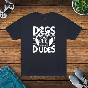 Dogs Before Dudes Unisex Classic Statement Piece Tee - Dipaliz - Black / s - T-shirts