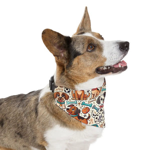 Vibrant Dog Bandana Collars - Durable Polyester - Dipaliz - Pet & Harnesses