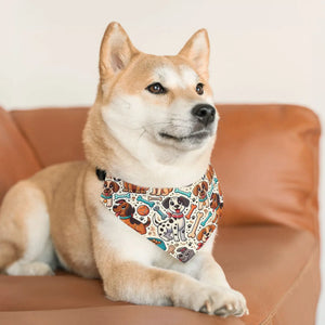 Vibrant Dog Bandana Collars - Durable Polyester - Dipaliz - Pet & Harnesses