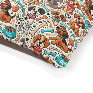 Cozy Dog Pet Bed Bone Design Cotton Comfort - Dipaliz - Beds