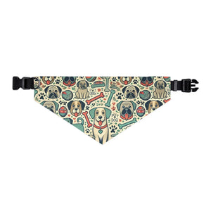 Rockstar Pet Bandana Collar - Durable Polyester Duck - Dipaliz - Apparel