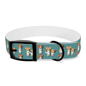 Teal Dream Dog Collar - Stain Resistant Thermo-elastomer - Dipaliz - Pet Collars & Harnesses