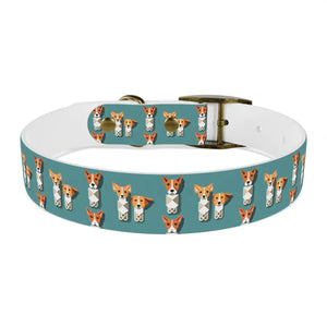 Teal Dream Dog Collar - Stain Resistant Thermo-elastomer - Dipaliz - Pet Collars & Harnesses