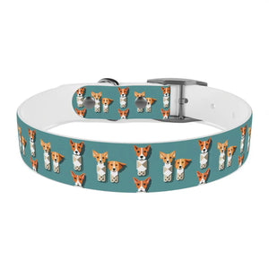 Teal Dream Dog Collar - Stain Resistant Thermo-elastomer - Dipaliz - Pet Collars & Harnesses
