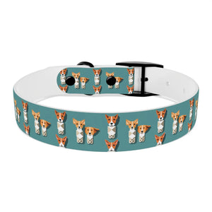 Teal Dream Dog Collar - Stain Resistant Thermo-elastomer - Dipaliz - Pet Collars & Harnesses