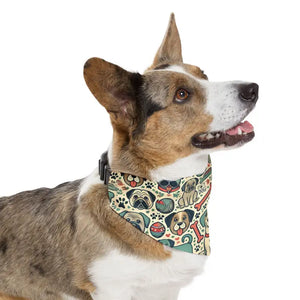 Rockstar Pet Bandana Collar - Durable Polyester Duck - Dipaliz - Apparel