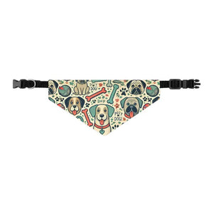 Rockstar Pet Bandana Collar - Durable Polyester Duck - Dipaliz - s - Apparel