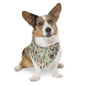 Rockstar Pet Bandana Collar - Durable Polyester Duck - Dipaliz - Apparel