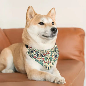 Rockstar Pet Bandana Collar - Durable Polyester Duck - Dipaliz - Apparel