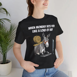 Soft Jersey Short Sleeve Tee - Monday Humor - Dipaliz - T-shirts