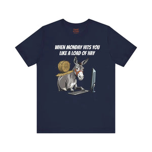 Soft Jersey Short Sleeve Tee - Monday Humor - Dipaliz - T-shirts