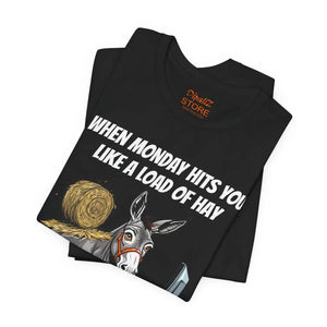 Soft Jersey Short Sleeve Tee - Monday Humor - Dipaliz - T-shirts