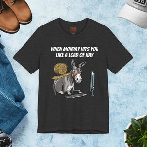 Soft Jersey Short Sleeve Tee - Monday Humor - Dipaliz - T-shirts