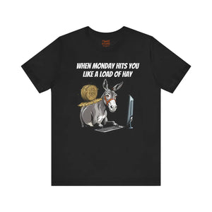 Soft Jersey Short Sleeve Tee - Monday Humor - Dipaliz - T-shirts