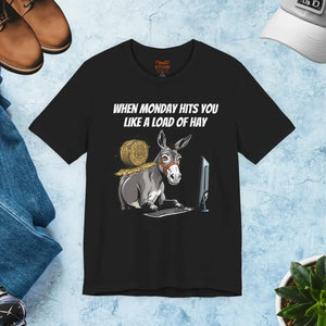 Soft Jersey Short Sleeve Tee - Monday Humor - Dipaliz - T-shirts