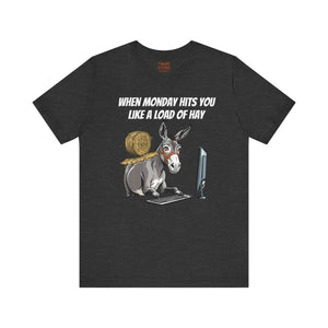 Soft Jersey Short Sleeve Tee - Monday Humor - Dipaliz - T-shirts