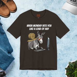 Soft Jersey Short Sleeve Tee - Monday Humor - Dipaliz - T-shirts