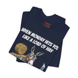 Soft Jersey Short Sleeve Tee - Monday Humor - Dipaliz - T-shirts