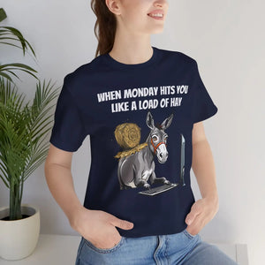 Soft Jersey Short Sleeve Tee - Monday Humor - Dipaliz - T-shirts