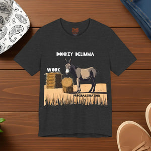 Funny Work Procrastination Short Sleeve Tee - Dipaliz - T-shirts