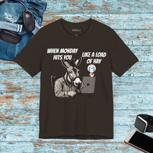 Soft Unisex Jersey Short Sleeve Tee Donkey Mondays - Dipaliz - T-shirts