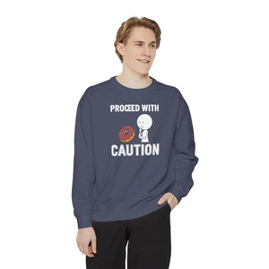 Cozy Donut Heart Sweatshirt - Cotton Graphic Crewneck - Dipaliz - Sweatshirts