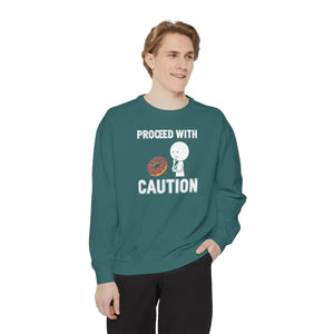 Cozy Donut Heart Sweatshirt - Cotton Graphic Crewneck - Dipaliz - Sweatshirts