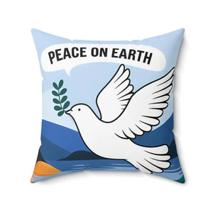 Stylish Spun Polyester Square Pillow - Cozy Decor - Dipaliz - 20’’ × - Throw Pillows