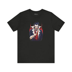 Dracula Unisex Jersey Short Sleeve Tee - Halloween - Dipaliz - T-shirts