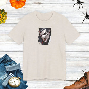 Soft Cotton Dracula Unisex Jersey Short Sleeve Tee - Dipaliz - T-shirts