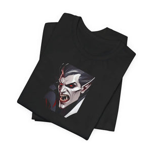 Soft Cotton Dracula Unisex Jersey Short Sleeve Tee - Dipaliz - T-shirts
