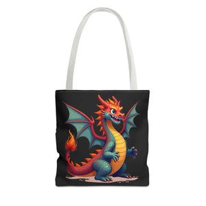 Fierce Dragon Aop Tote - Bold Shopping Statement - Dipaliz - Totes