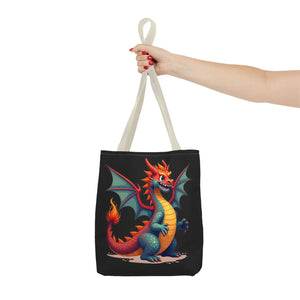 Fierce Dragon Aop Tote - Bold Shopping Statement - Dipaliz - Totes