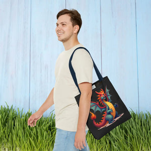 Fierce Dragon Aop Tote - Bold Shopping Statement - Dipaliz - Totes