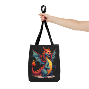 Fierce Dragon Aop Tote - Bold Shopping Statement - Dipaliz - Totes